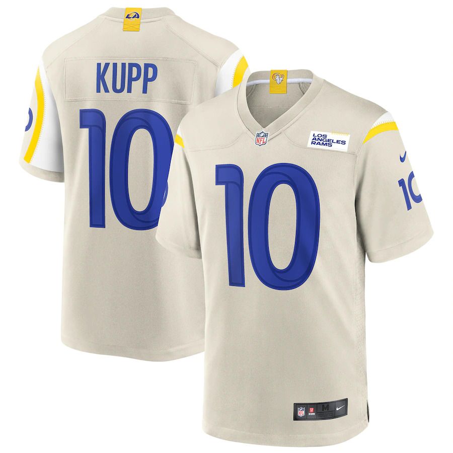 Men Los Angeles Rams #10 Cooper Kupp Nike Bone Game NFL Jersey